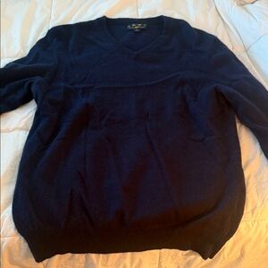 Club Room Men's Cashmere Sweater - Dark Blue